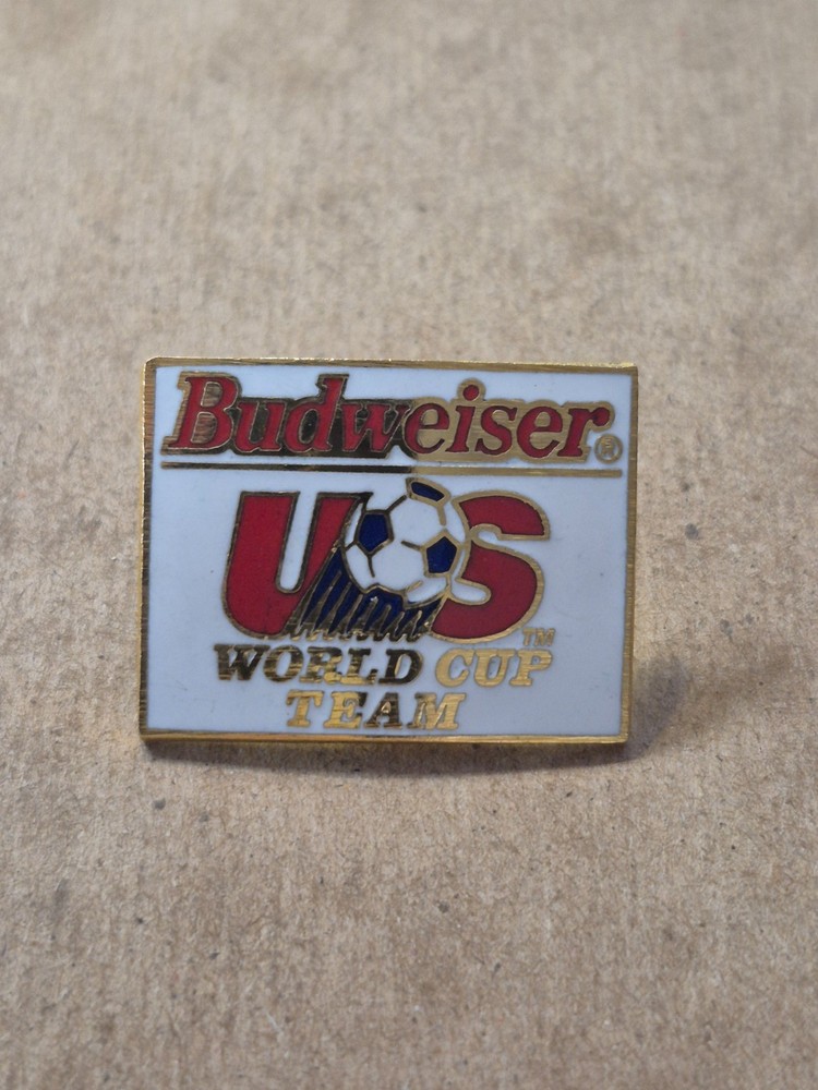 Budweiser US Soccer World Cup Team Pin Rectangle JP706