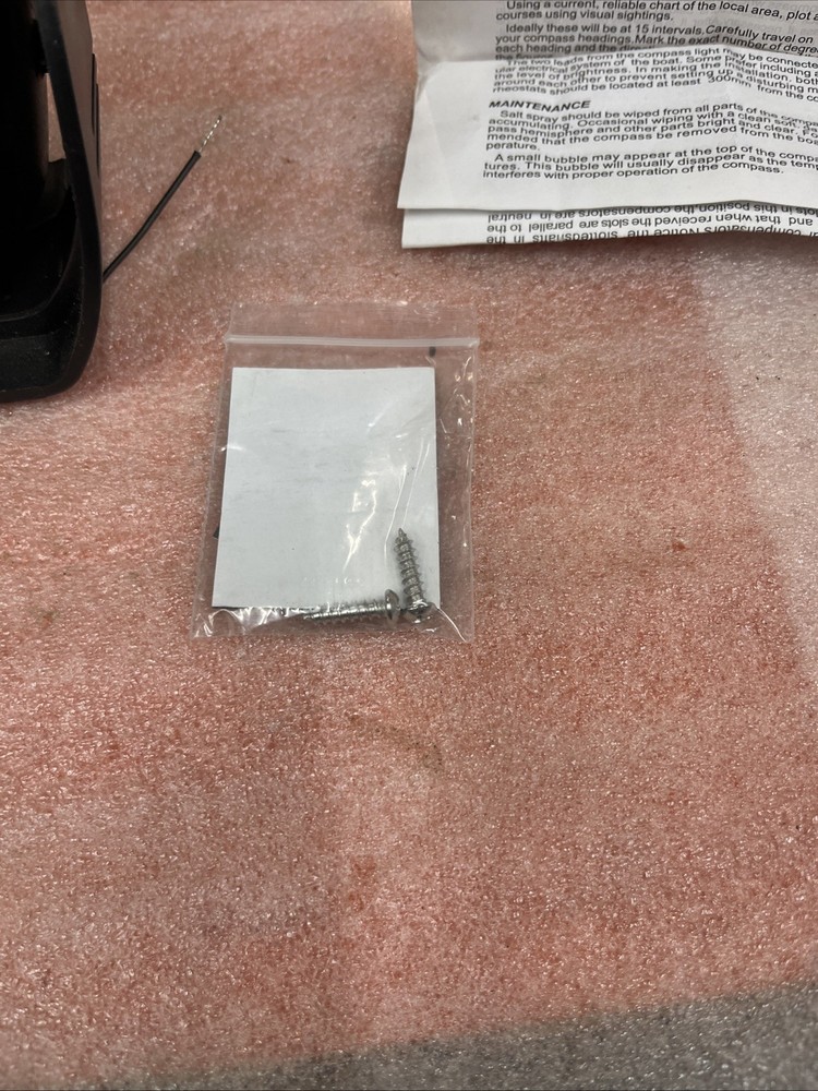 Boat Compass With Mounting Bracket Open Box