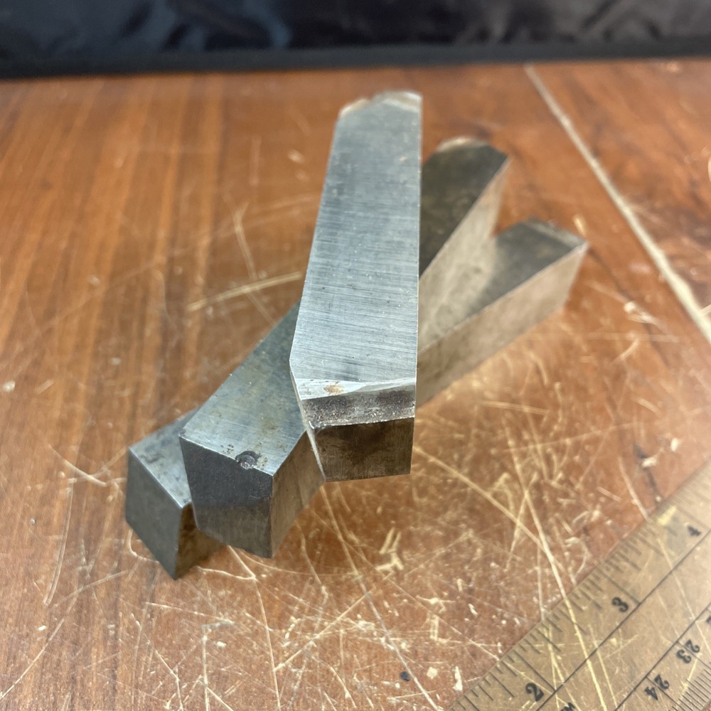 3 Lathe High Speed Steel Tool Bits 3/4"x3/4”