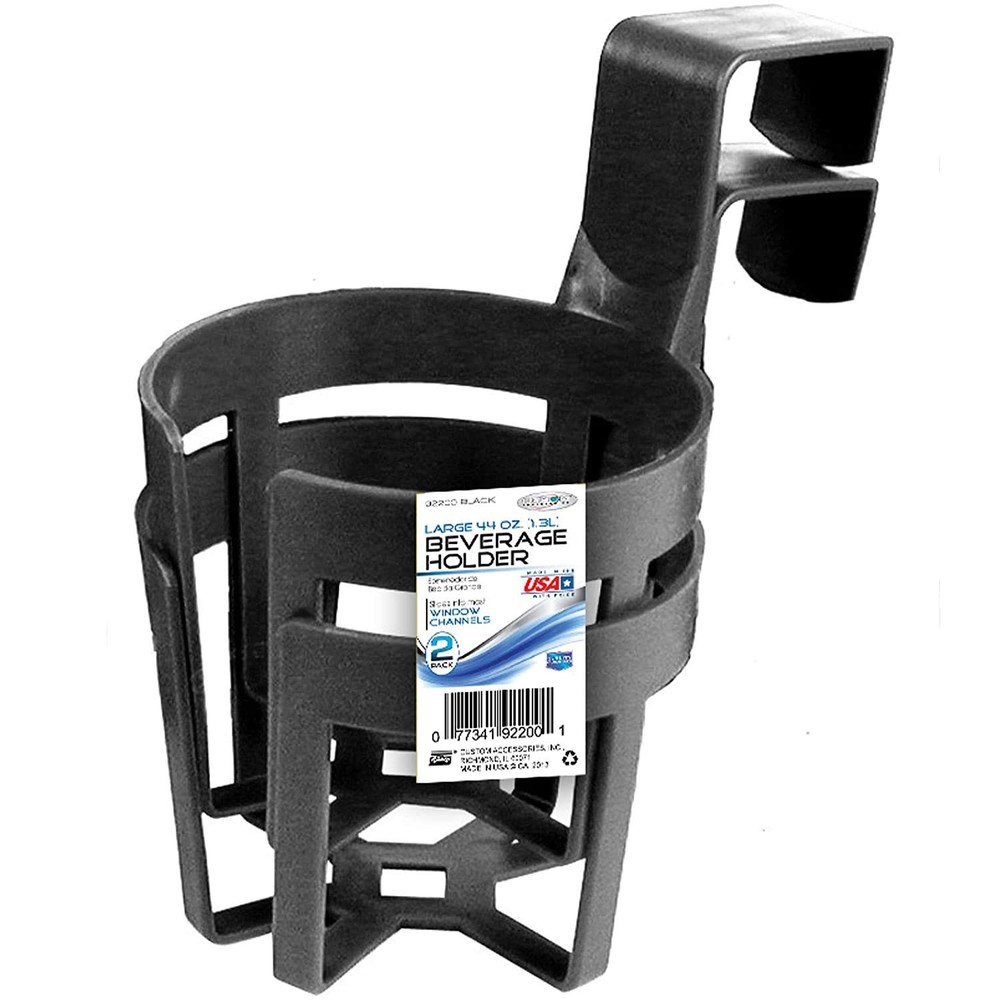 Pack of 2 Durable Car Cup Holders Fits Multiple Sizes Prevents Spills