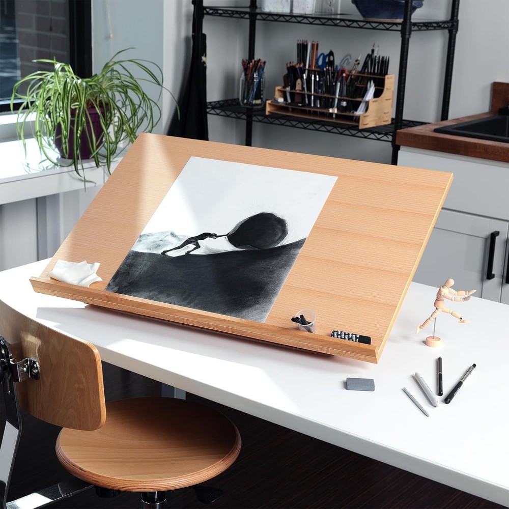 Extra Large 19.75" x 29.5" Adjustable Portable Drawing Board Stand Easel 5