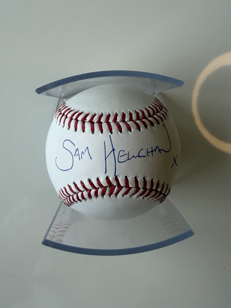 Sam Heughan Actor Autographed Baseball Outlander Beckett BAS COA