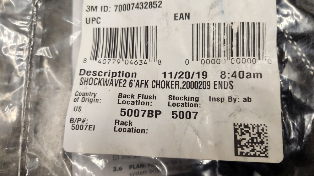 Sala DBI 1244614 6' Shockwave 2 Arc Flash Web Loop Shock Absorbing Lanyard NEW