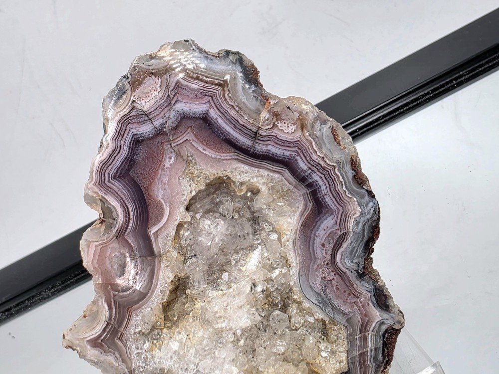 Mexican Agate Crystal Banded Polished (#2)