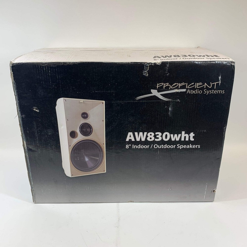New Proficient Audio Systems AW830 Bluetooth Speaker White