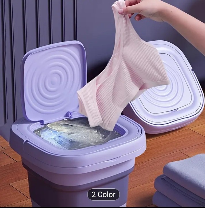 Mini Portable Washing Machine – Foldable Laundry Washer & Spin Dryer