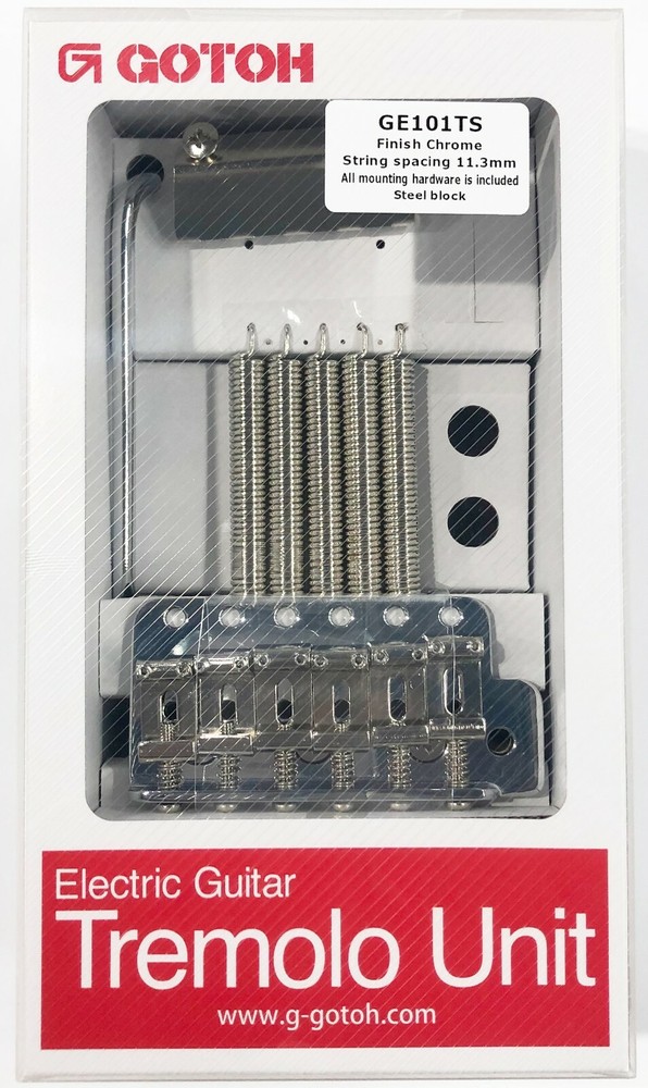 Gotoh GE101TS Chrome tremolo unit