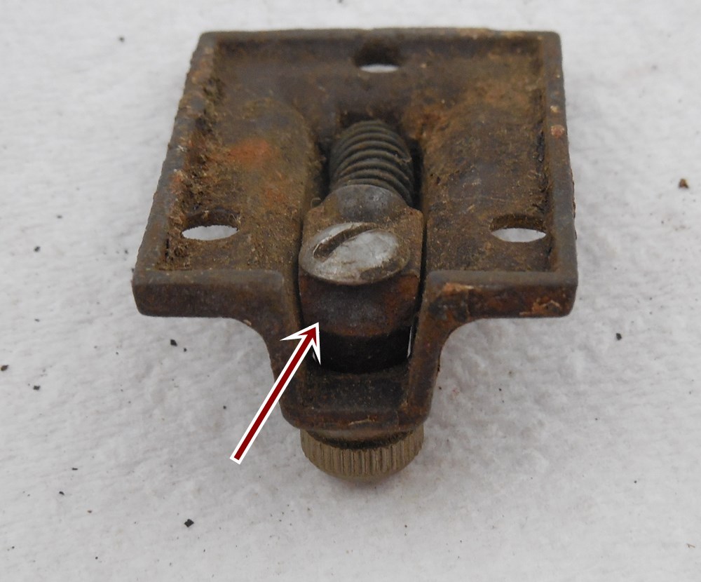 Antique Victorian Cast Iron Cupboard Cabinet Latch #2