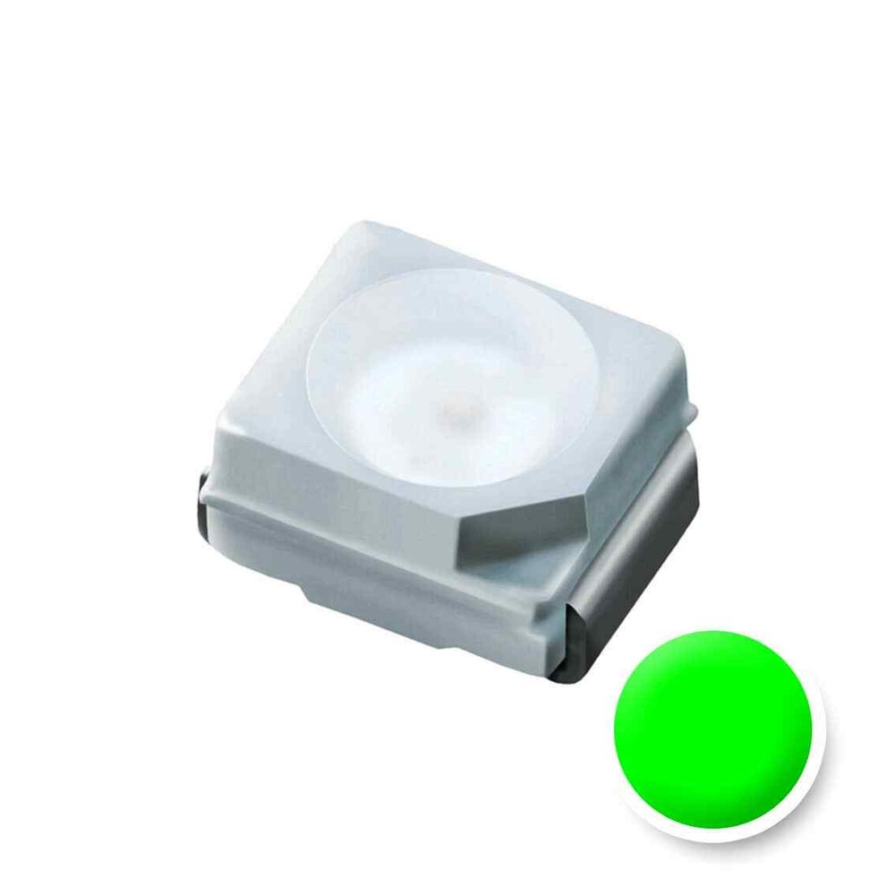 1210 Green SMD LED Diode - Pack of 50