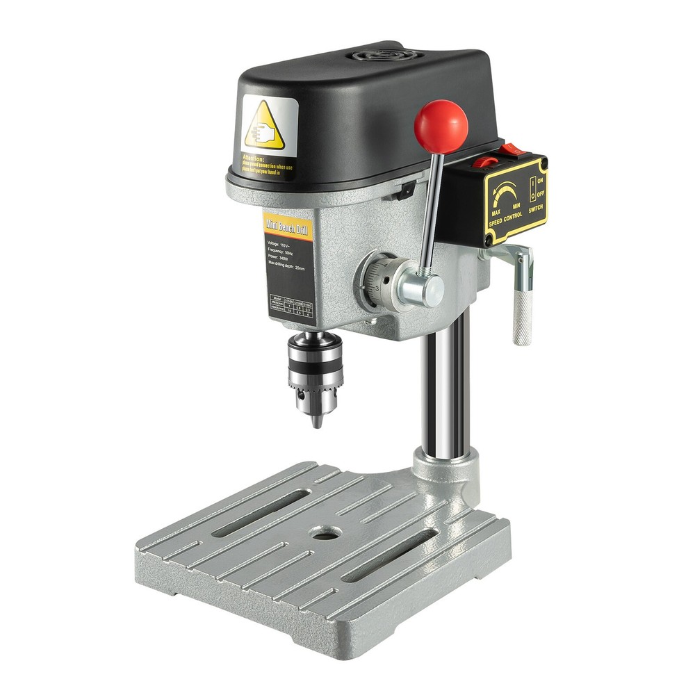 Portable Mini Electric Drill Press - Compact, High-Precision Benchtop Tool