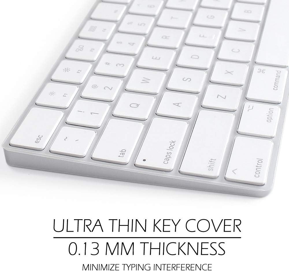 Keyboard Cover Skin for 2018-2017 Apple Magic Keyboard with Numeric Clear