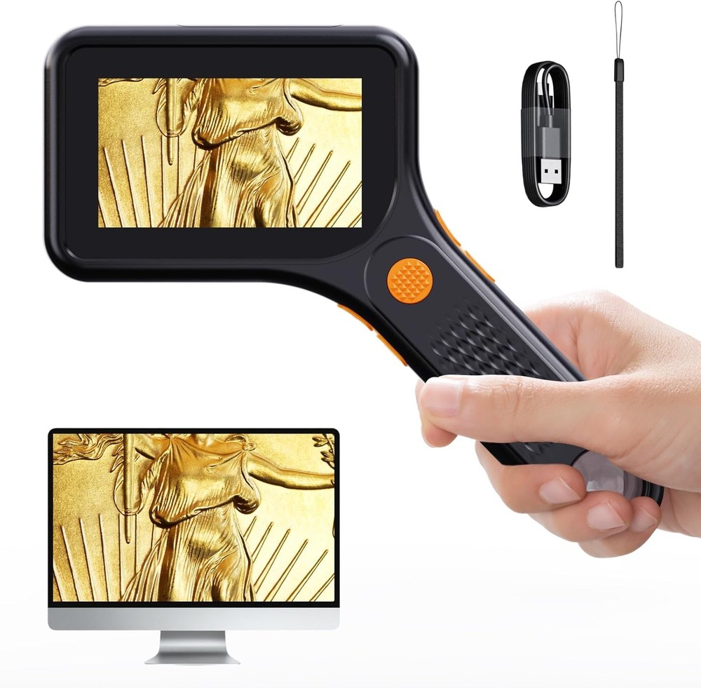 Handheld 500X Digital Microscope 3in Screen