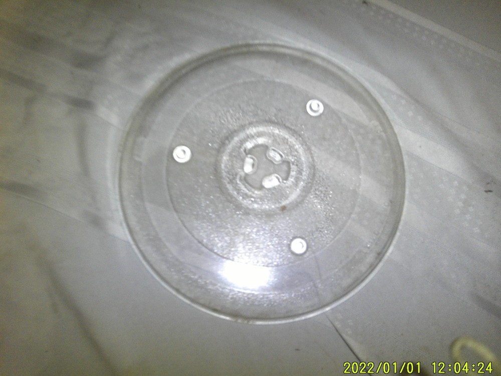 MICROWAVE CLEATR GLASS TRAY TURNTABLE TYPE