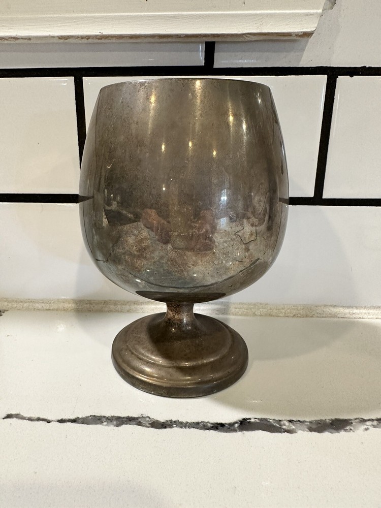 Silver Chalice Goblet