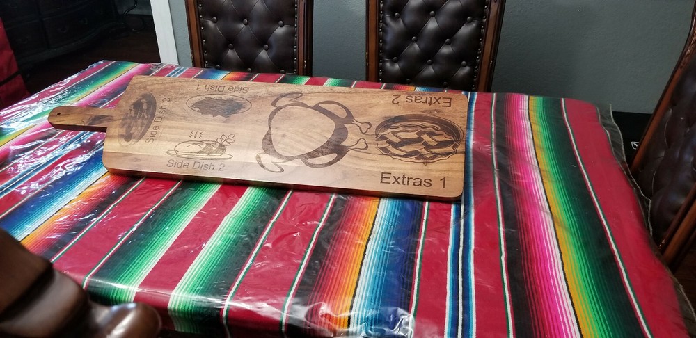 large wooden cutting board