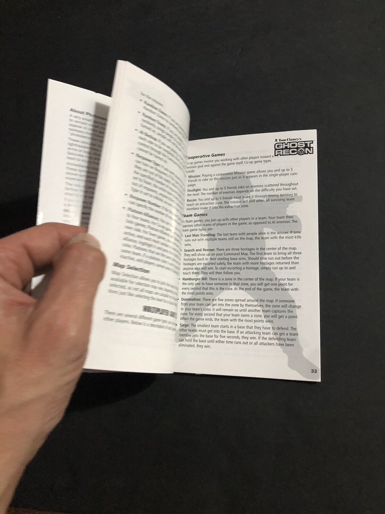tom clancy classic trilogy xbox Manual Only