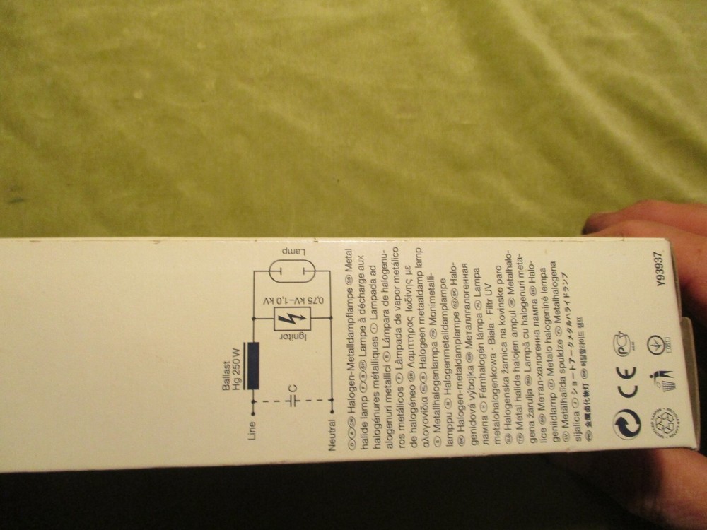 OSRAM PROJECTOR LAMP UNOPENED 250W POWERSTAR{VINTAGE} {PHYSICS}