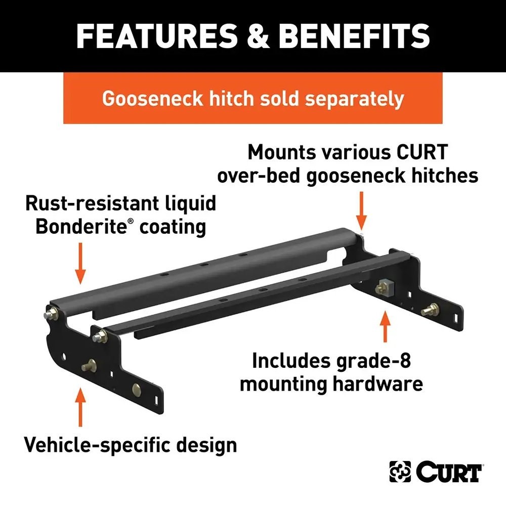CURT Folding Ball Gooseneck Installation Kit