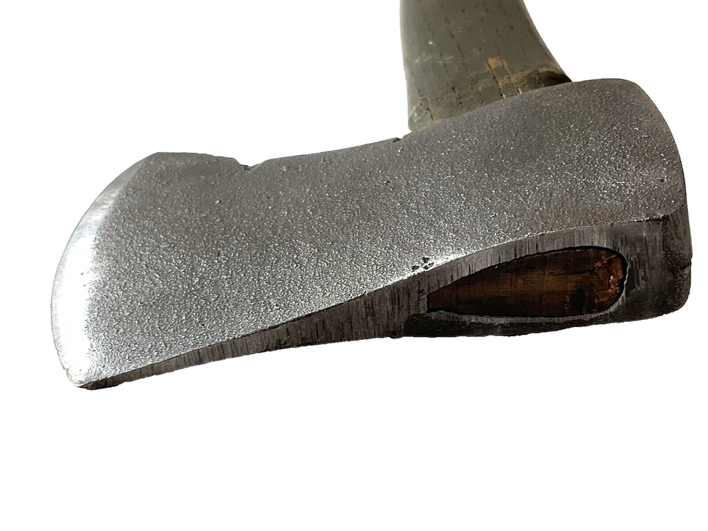 U.S. WWII Green Handle Hatchet, Original Handle, Sand Casted Head, Excellent!!