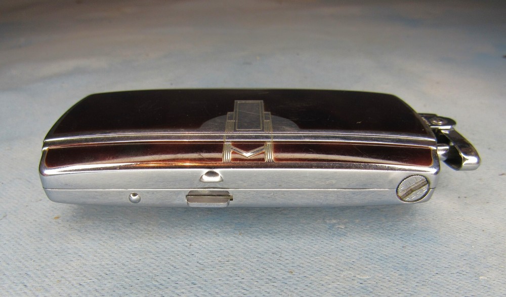 Ronson Art Metal Works Lighter Cigarette Case