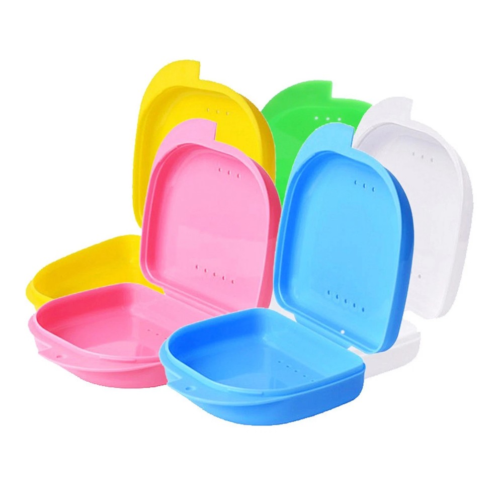 Dental Assorted Orthodontic Retainer Denture Container Teeth Storage Case Box
