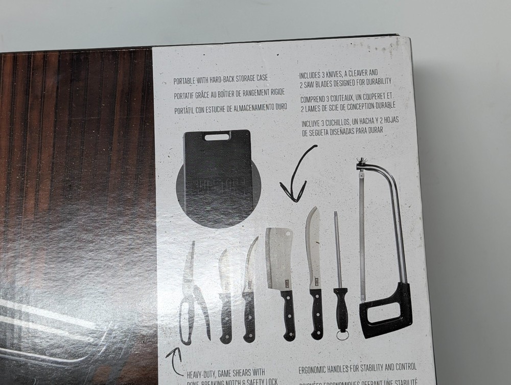 Weston 10-Piece Game Processing Knife Set w/ Case Model 83-7001-W (UR)