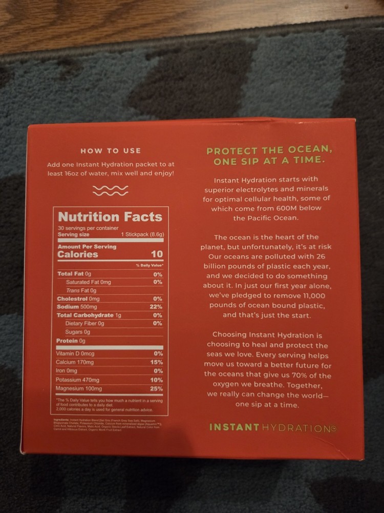 ELECTROLYTE DRINK MIX