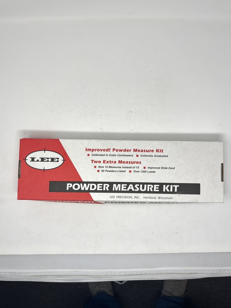 LEE Precision Improved Powder Measure Kit Dipper 90100 Reloading
