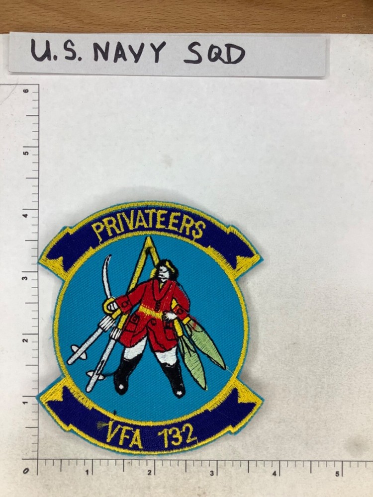 US NAVY VFA-132 PRIVATEERS SQUADRON  PATCH