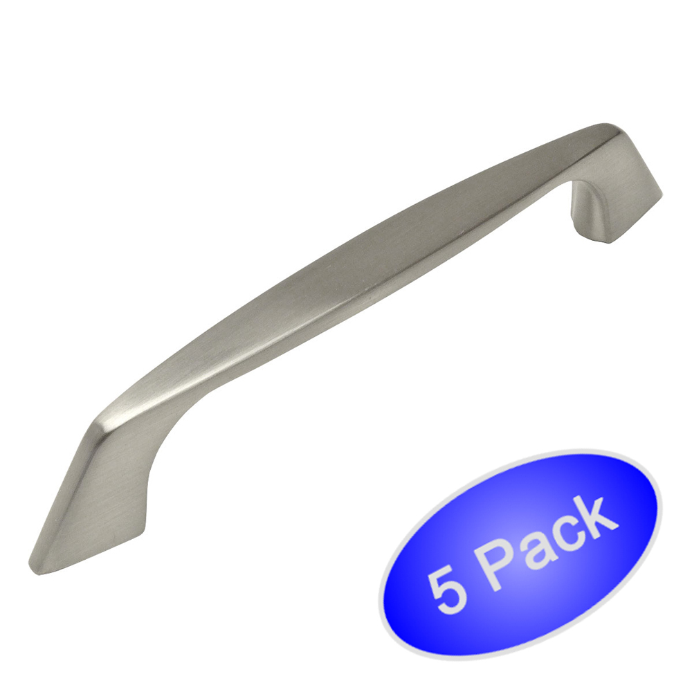 *5 Pack* Cosmas Cabinet Hardware Satin Nickel Handle Pulls #9499SN