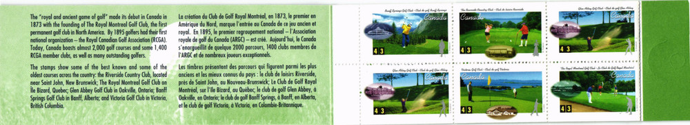 Canada 1995 Yvert C 1409 Golf MNH