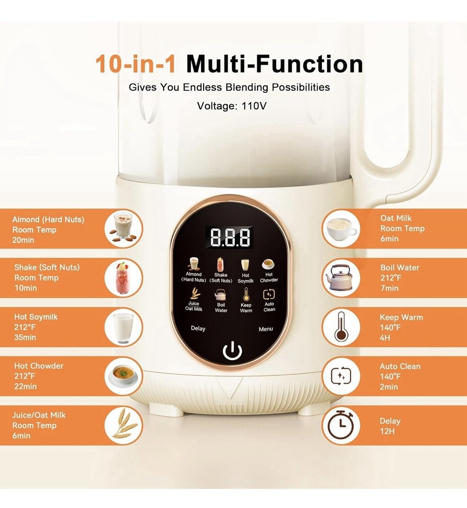 Flelano: Multi-functional Nut Milk Maker