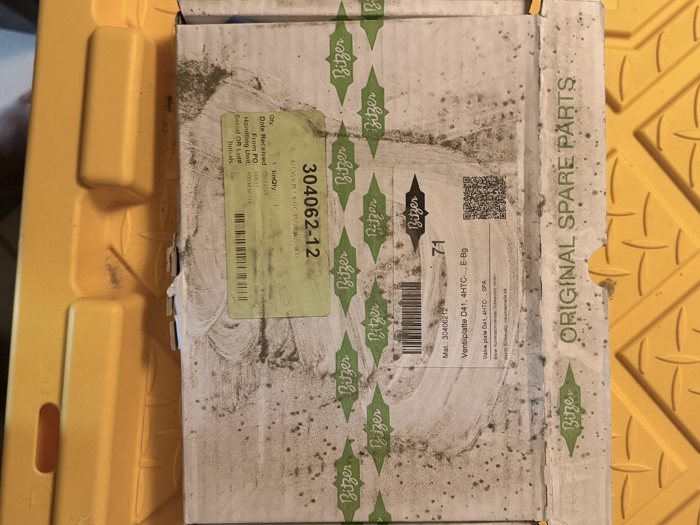 Bitzer Valve Plate Kit 304062-12 Steel Silver Compressor Replacement