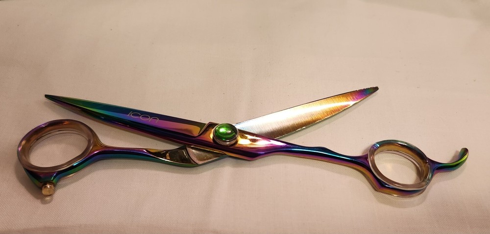 ICON Multi-color Shears Size 6" ICT-158A plus Bag