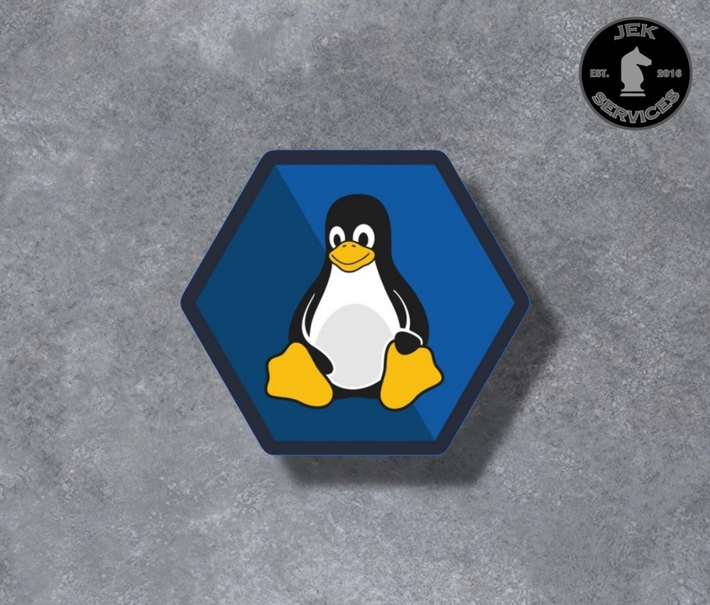 Linux Tux Penguin Sticker Decal (Select your Size)