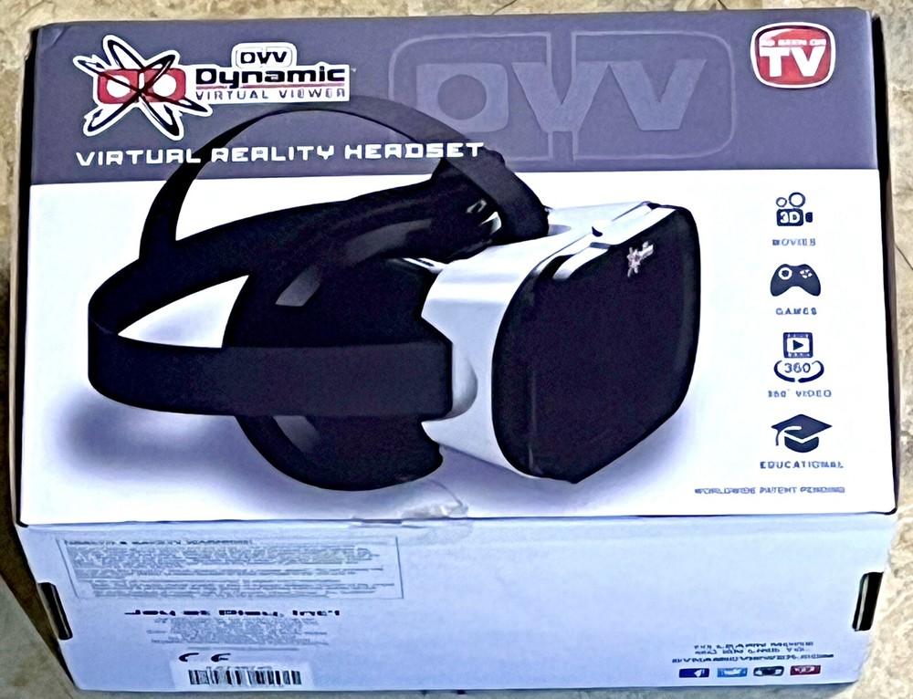 NEW NIB Dynamic Viewer DVV SMARTPHONE 3D Virtual Reality VR Headset video games