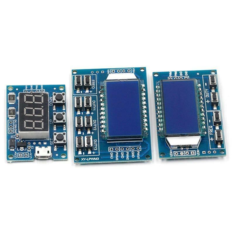 PWM Pulse Adjustable Module Signal Generator Frequency Duty Cycle LCD Board Kits