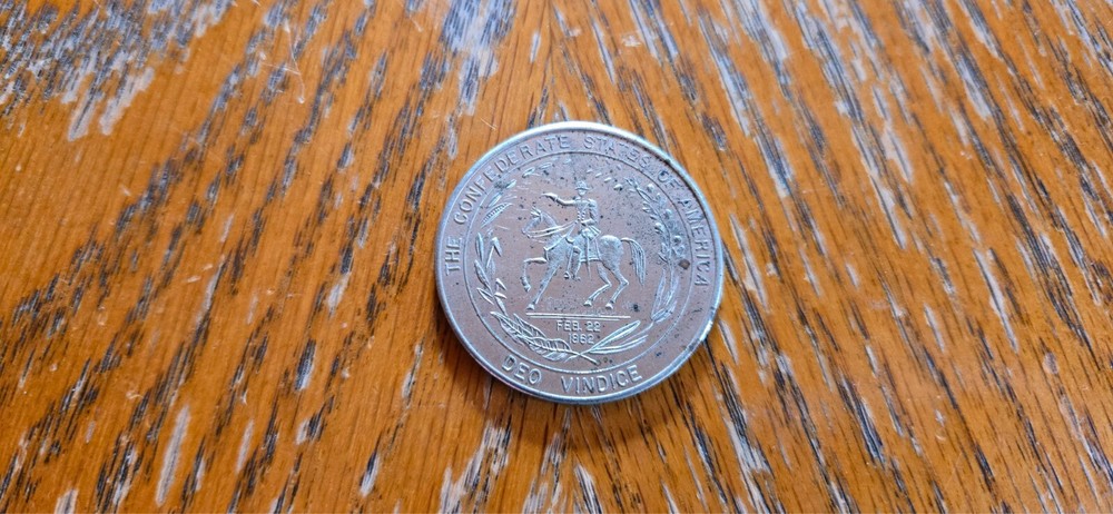 1862 Confederate Half Dollar Fantasy Coin