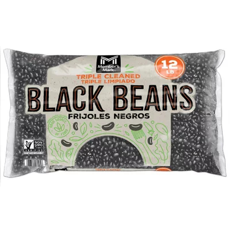 Member's Mark Black Beans, 12 lbs – Bulk, Pantry Essentials