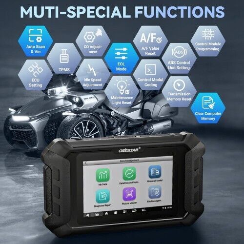OBDSTAR iscan BRP(Can-am) Motorcycle OBD Diagnostic Scan Programming Code Reader