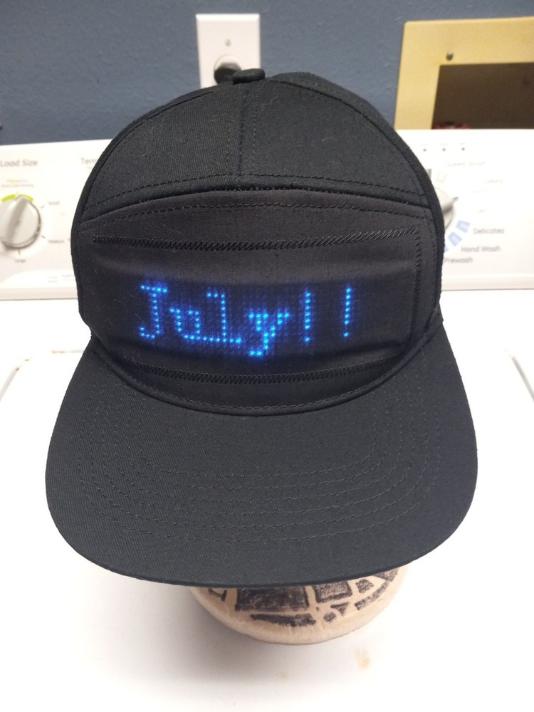 LED Hat Advertising LED Hat Display Bluetooth APP Illuminated Hat