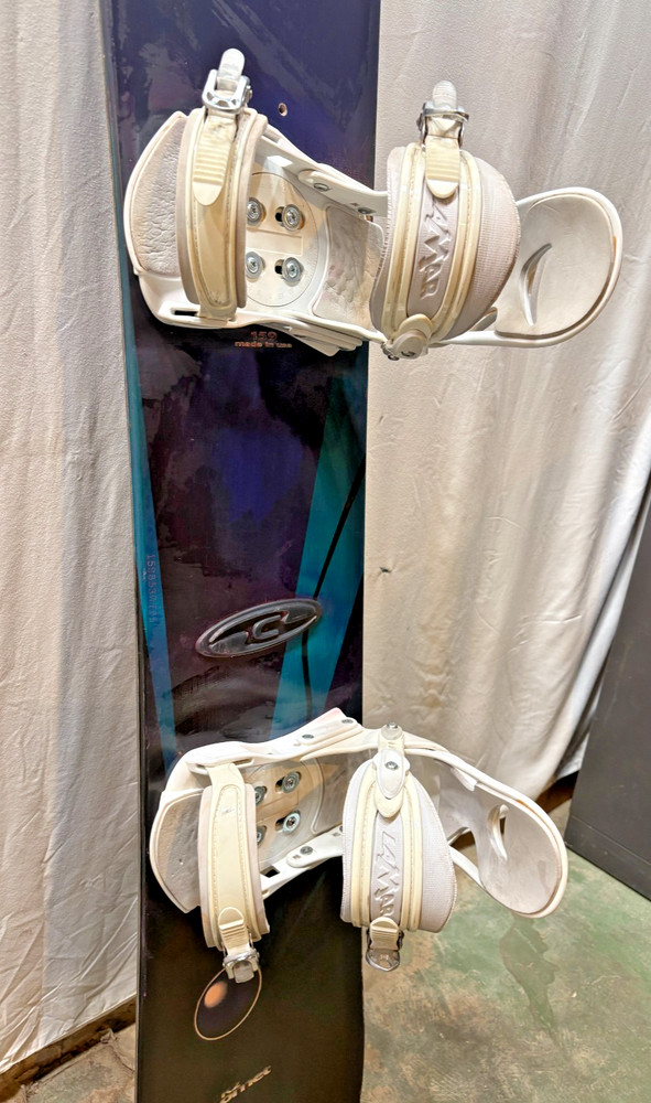 K2 Comet 159cm Twin-Tip All-Mountain Snowboard LAMAR MX15 Bindings Size Medium