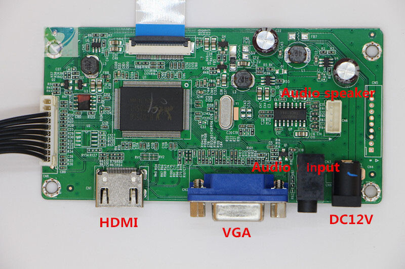 HDMI VGA EDP Controller board Kit with 1920X1200 IPS 10.1" Screen LCD LED panel