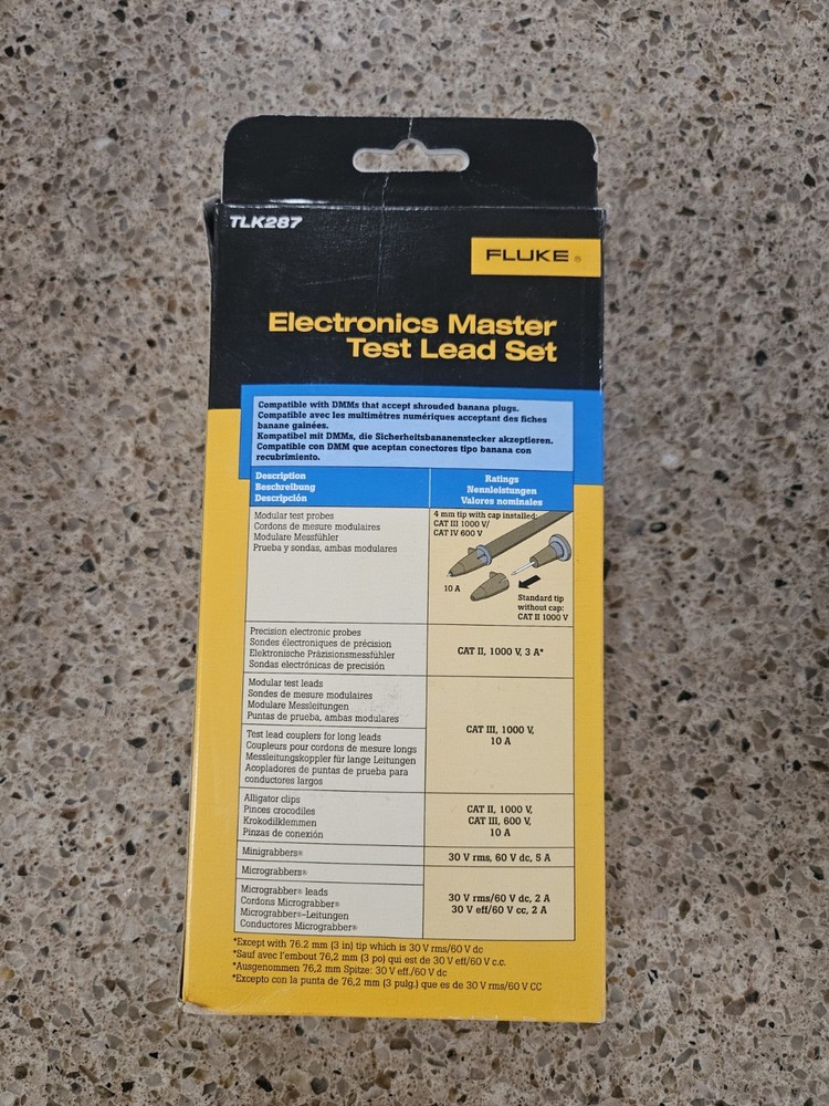 Fluke TLK287 Electronics Master Test Lead Set
