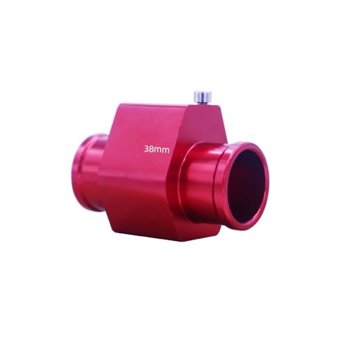 Universal Water Temp Joint Pipe Water Temp Temperature Joint Pipe 38mm Red