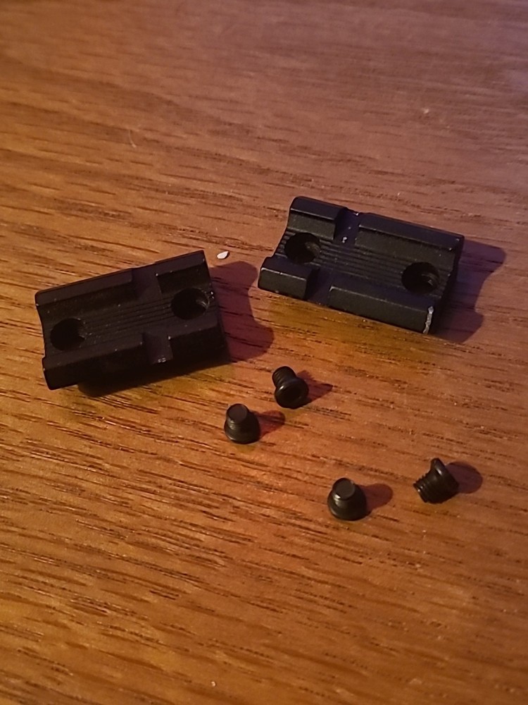 Traditions Sporter Mag 209 Inline Muzzleloader Scope Bases W/ Screws (C)