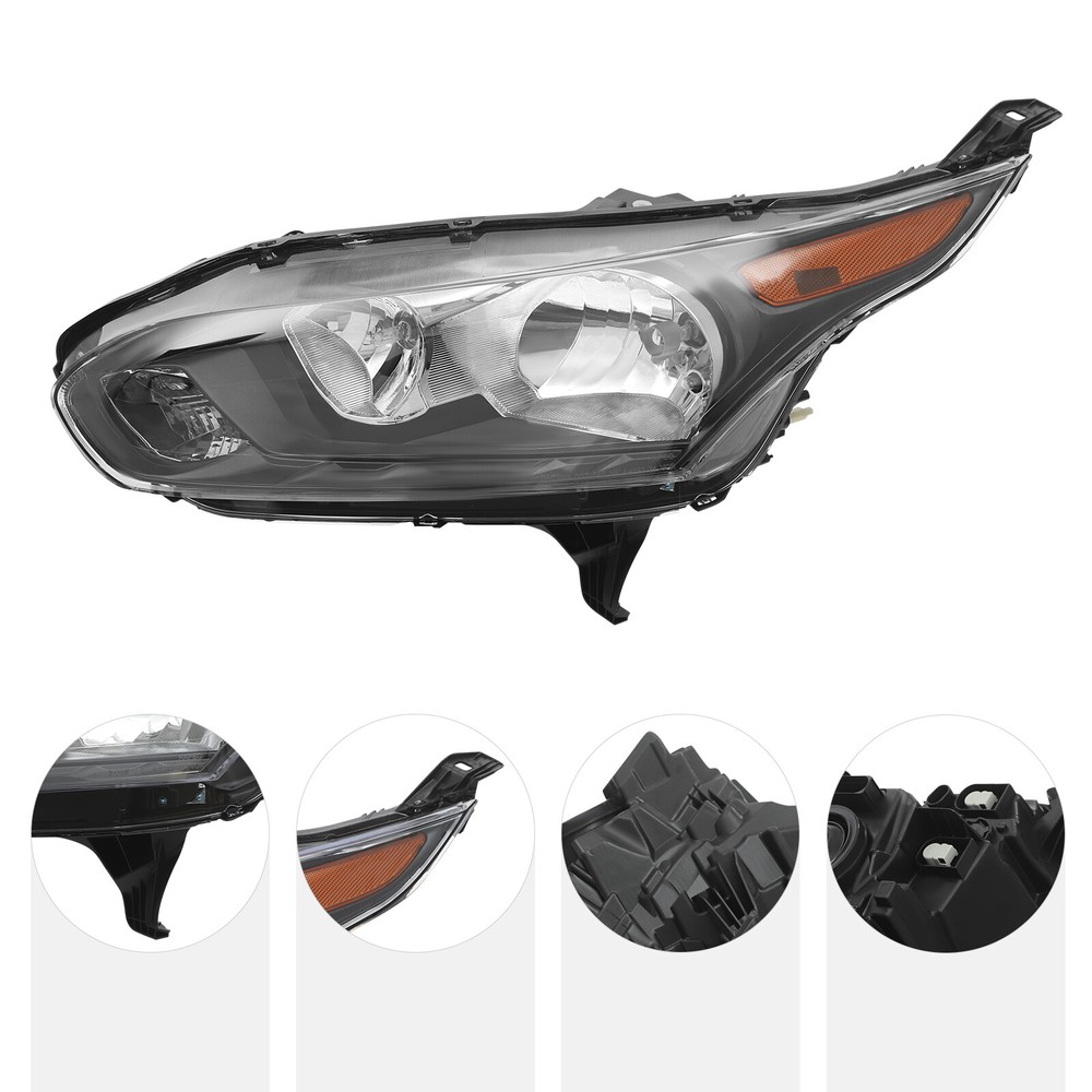 For Ford Transit Connect 2014-2018 Halogen Headlight Driver Left Side Headlamp