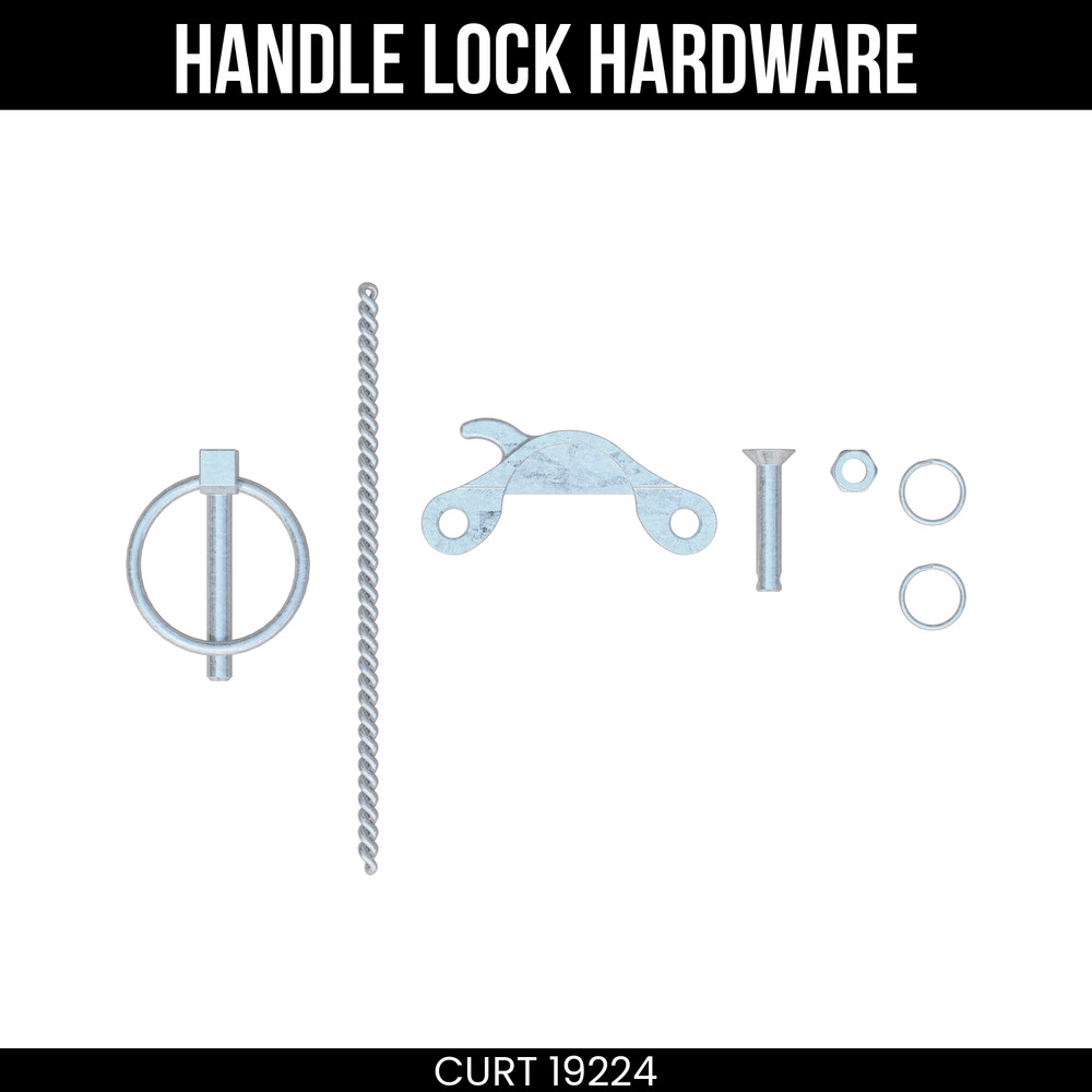 CURT Replacement Q Series 5th Wheel Handle Lock Hardware 19224
