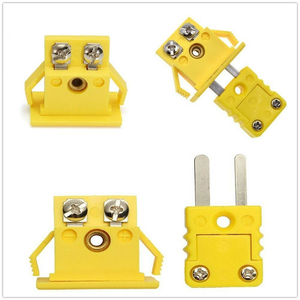 Alloy One-Set K Type Thermocouple Miniature Socket & Panel Mount Plug-Connector
