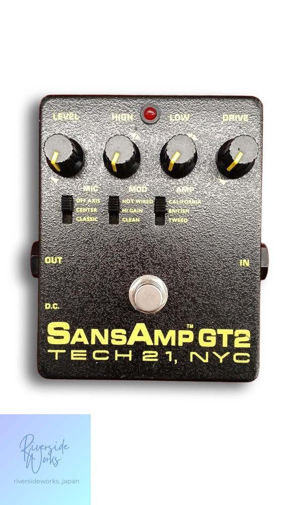 TECH21 SANSAMP GT2 Amp Simulator Pedal Used JP